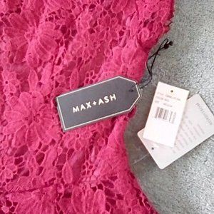 Beautiful Fit & Flare/Skater Lace Dress by MAX & ASH ~NWT